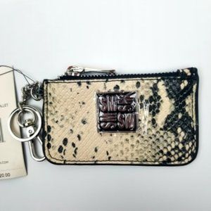 Steve Madden Pollie Key Chain Coin Top Zip Wallet